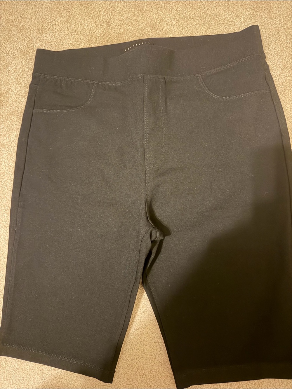Sanctuary Black Women's Jegging Shorts